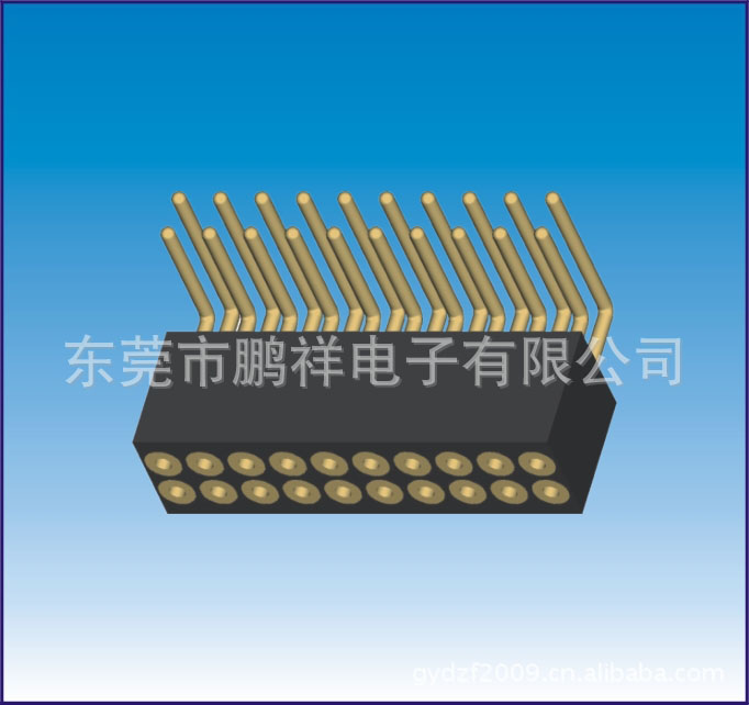 1.27mm圓孔雙排母座系列