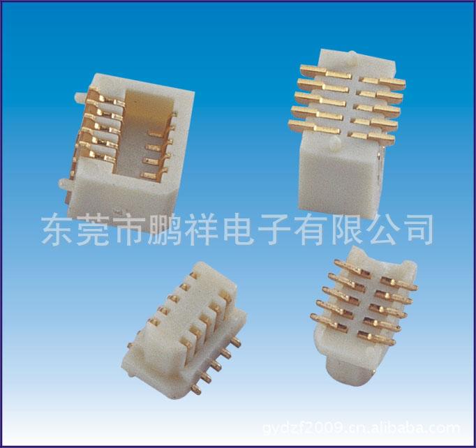 800系列，0.8mm間距側(cè)插板對(duì)板連接