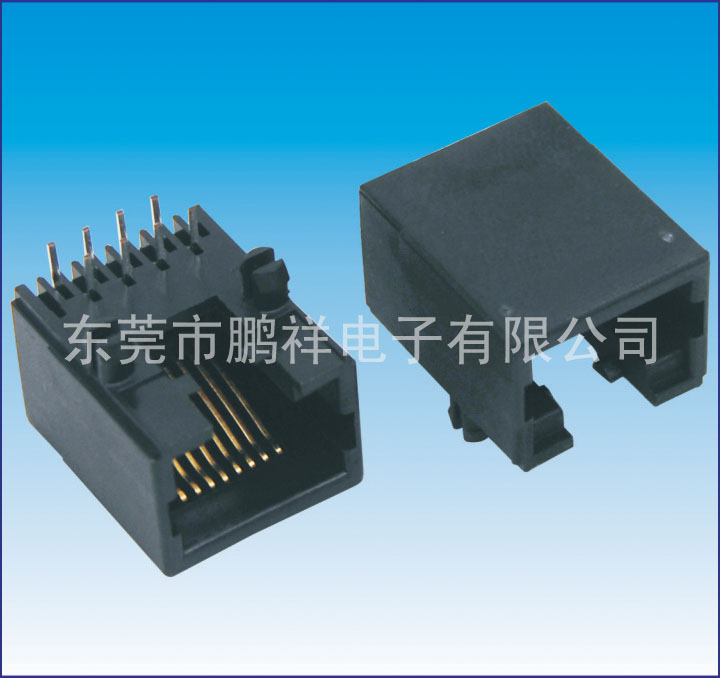 RJ45系列，8P8C 90度全塑