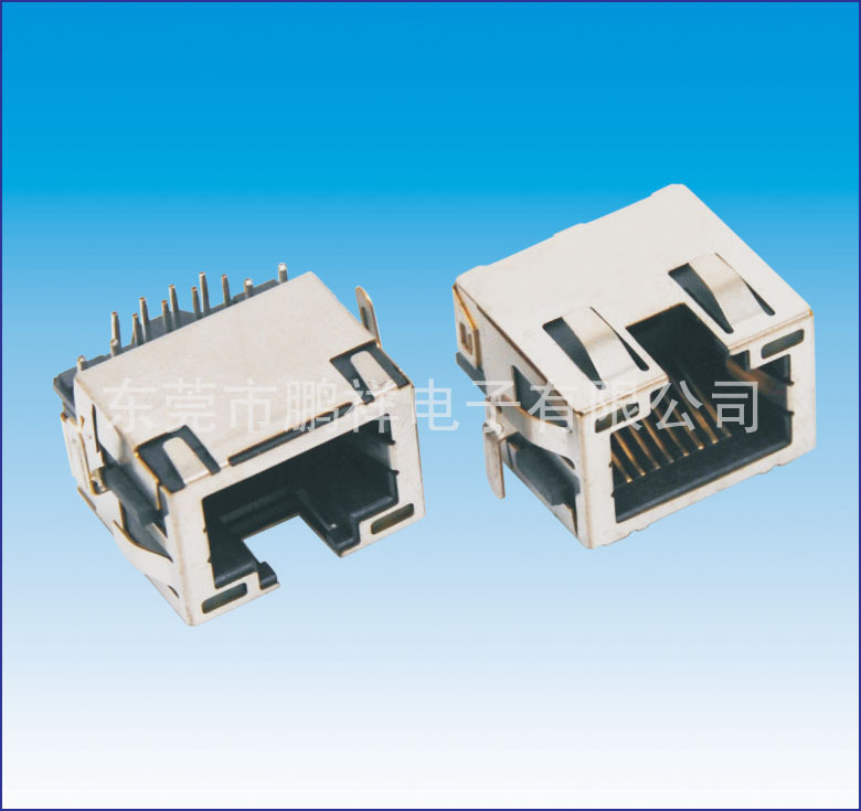 RJ45系列，沉板式RJ45 帶燈