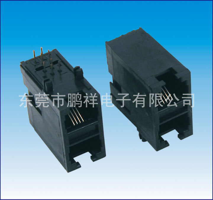 RJ11系列，2x1 雙層 RJ11