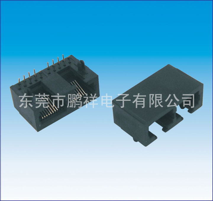 RJ45系列，1X2 雙口RJ45